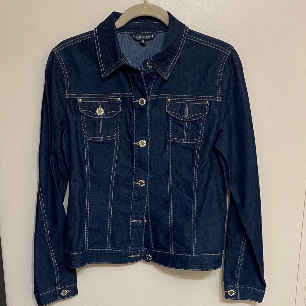 Baccini Dark Blue Jean Jacket